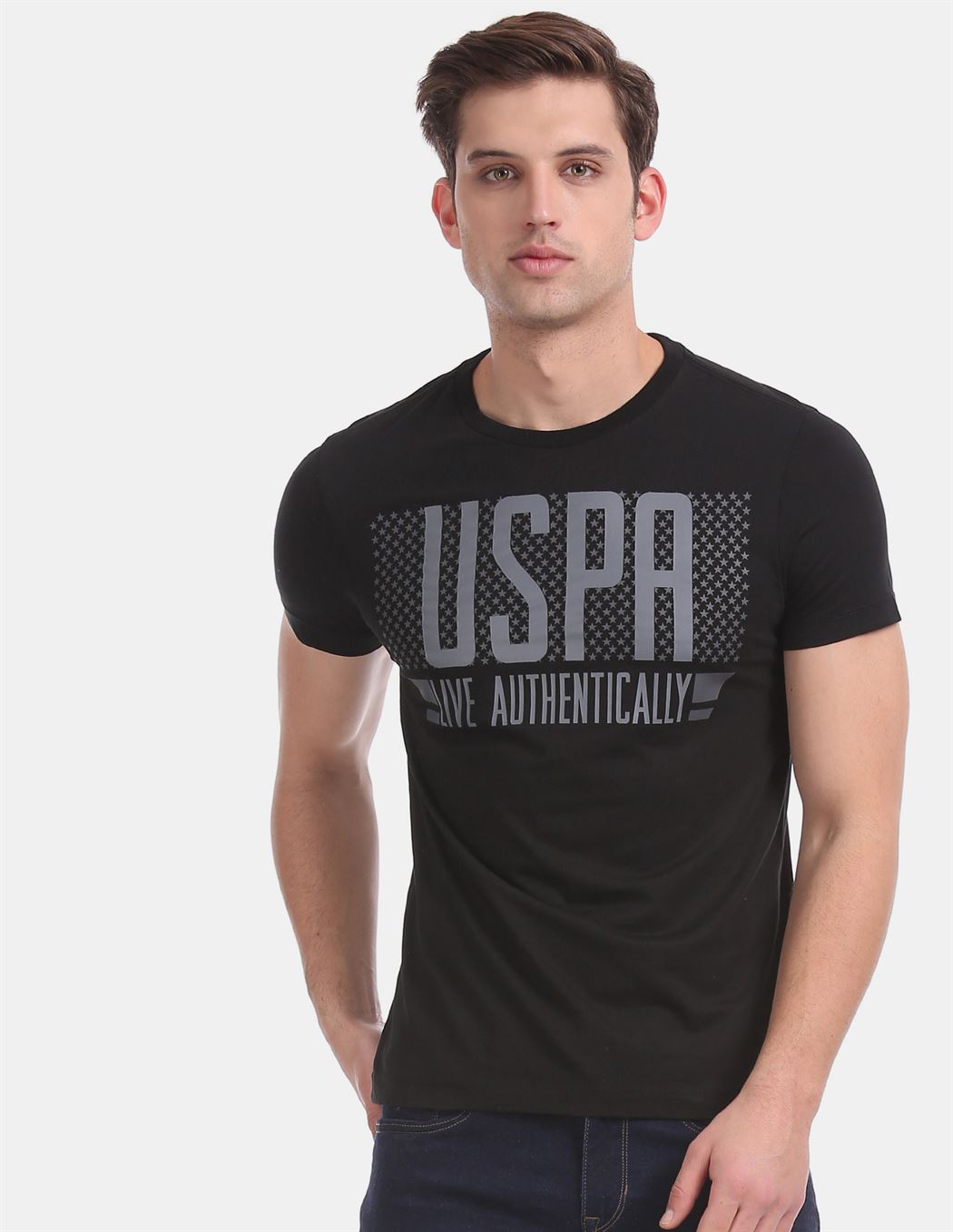 Us polo 2024 t shirt black